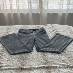 Express 4R Gray Pinstripe Dress Pants